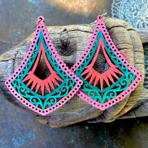 Tribal boho earrings